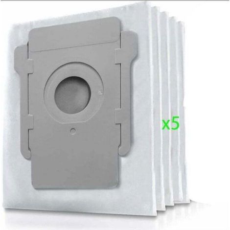 Sac à poussière Irobot Roomba i7, sac à poussière de remplacement 5 pièces pour aspirateur iRobot Roomba i7 i7+ / i7 Plus E5 E6 E7 (1/4)