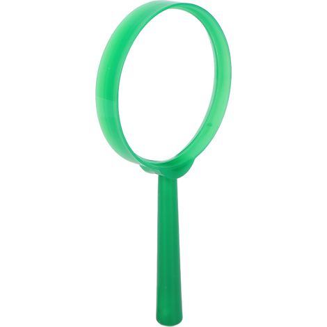 Mini loupe de poche avec poignée en plastique, loupe de lecture portable pour étudiants et enfants (verte)
