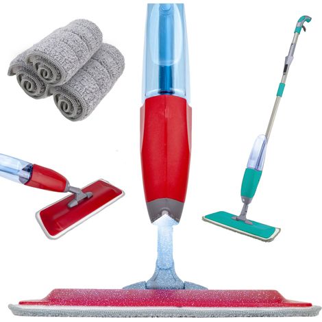 MAURY'S SPRAY MOP VAPORIZZATORE 600ML CON 3 RICAMBI DI PANNO IN MICROFIBRA (1/5)