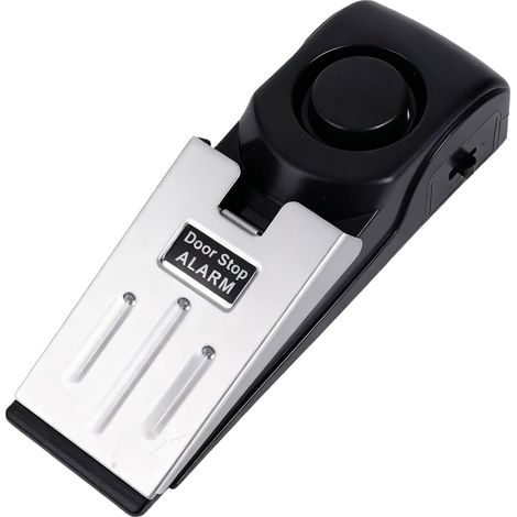 Alarme Porte 120dB Sécurité Porte d'Entrée Bloque Porte Avec Alarme Pour Appartement et Voyages Alarme Porte et Fenêtre Sécurité Domestique Dissuasif Simple à Installer (1/5)