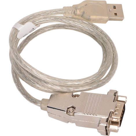Adaptateur USB vers série, boîtier métallique de qualité industrielle, câble convertisseur série RS-232 à 9 broches (1/5)