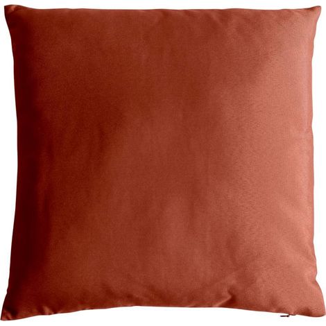 Coussin Déco Uni "Basic" 40x40cm Terracotta (1/2)