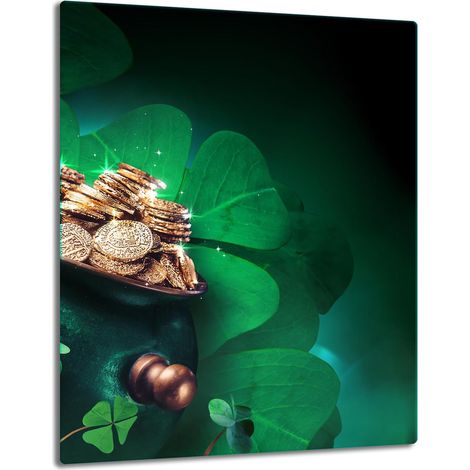 TABLERO DE MESA CON PANEL DE CRISTAL 40x52 CLOVER (1/5)