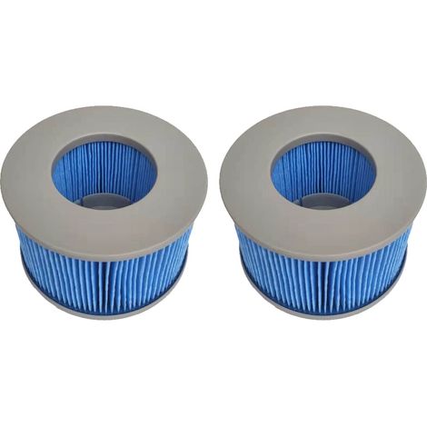 Lot de 2 pièces Édition améliorée pour Piscine Gonflable, Filtre pour Bain à remous, Pompe à Cartouche pour spas, pour piscines gonflables - Modèle à partir de 2020 (1/5)
