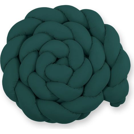 Paracolpi per lettino intrecciato XXL - verde bottiglia (1/5)