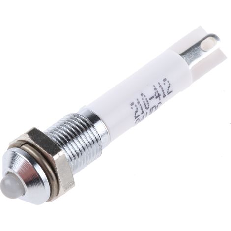 Voyant LED lumineux Vert rouge RS PRO, dia. 6mm, 24V c.c., taille de la lampe 3 mm ( Prix pour 1 )