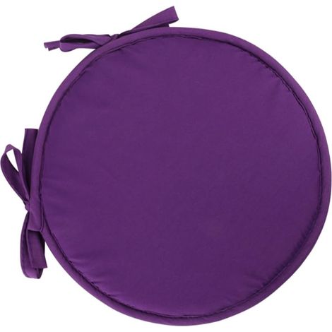 Coussin de Siège Rond Rembourré pour Chaise d'Intérieur, Diamètre (1/5)