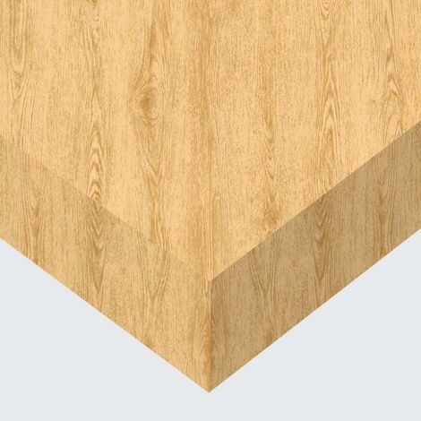 DIMEXACT - Papier adhésif imitation chêne beige doré - 122 cm x 5 m - En Rouleau