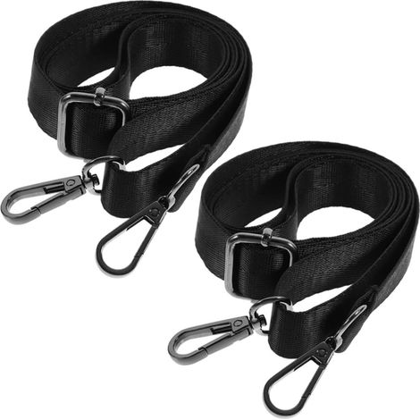 Sangles de Jambe Boutons-pression Métalliques Réglables pour Couverture de Cheval Élastiques 2 Pièces en Nylon pour Fixation Sûre et Confortable (1/5)