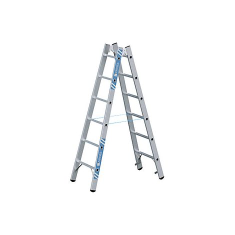 Escalera profesional de peldaños estrechos  ascenso por ambos