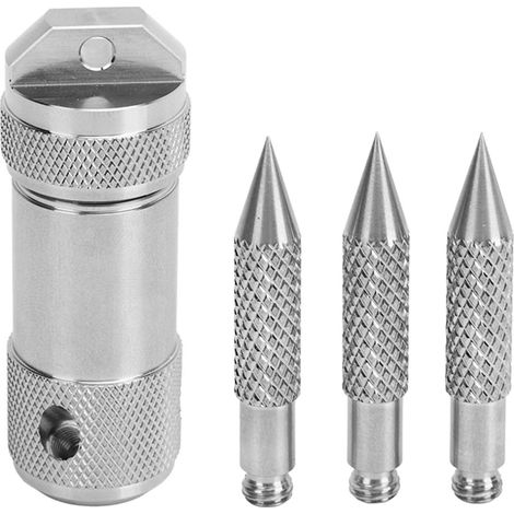 Étui à médicaments étanche en acier inoxydable portable avec crochet détachable 3 griffes pour randonnée et alpinisme (1/5)