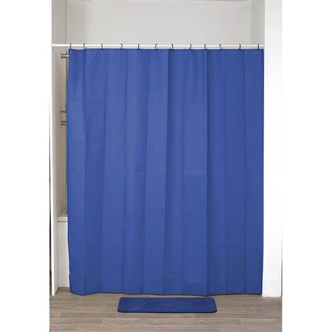 Tenda da doccia peva 180x200cm - blu navy - Tendance (1/2)