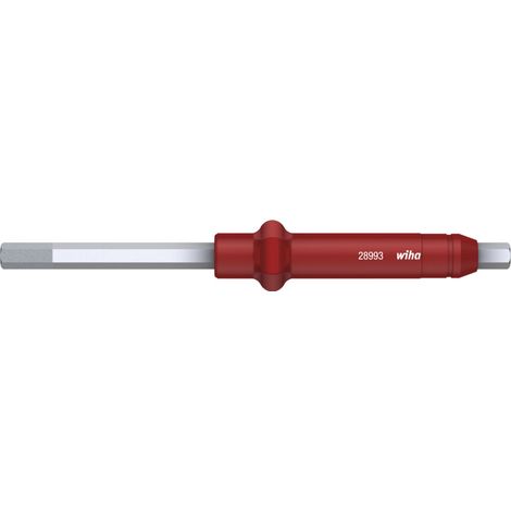 Wiha Lame interchangeable Six pans pour tournevis dynamométrique avec manche en T 3.0 mm (28746)