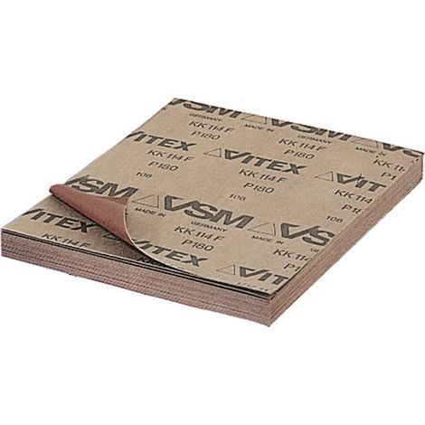VSM Toile abrasive (A) brun, très souple KK 114 F, 230x280 mm, Grain: 800