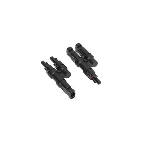 paire de connecteurs solaires 2 vers 1 mâle/femelle étanches pour câble de panneau PV 40 A 1000 V CC (1/5)
