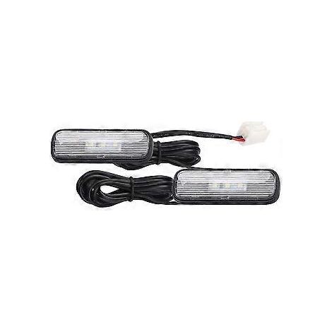 2 Stück LED-Innenraumbeleuchtung für Autos, Ambientebeleuchtung, Fußraumbeleuchtung für 10.000 (2018–2020), Rot