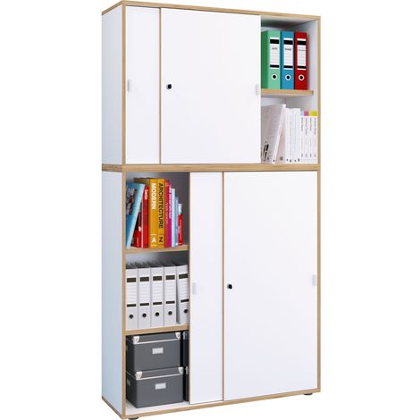 Büroschrank Schiebetüren Salia 5f B100