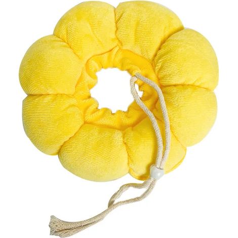 XS Collier de protection contre les plaies pour chats après chirurgie, Collier de récupération anti-morsure ajustable de type Elizabeth Rabbit pour chats (1/4)