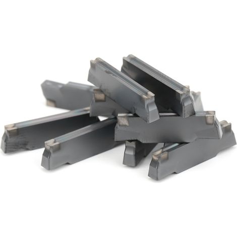 10 Pièces Lame en Carbure Monobloc Indexable pour Tour CNC MGMN300-M LDA - Outil de Coupe (1/5)