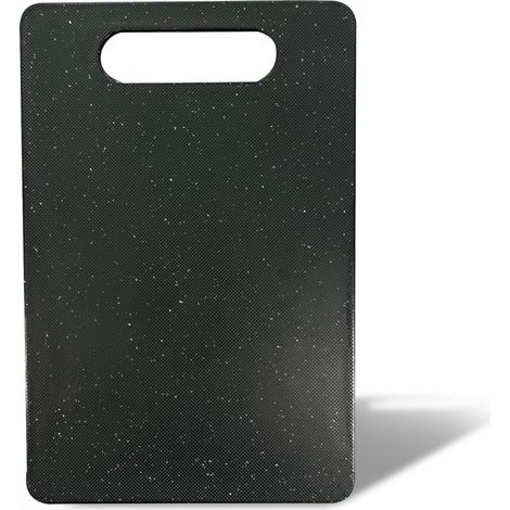Fackelmann Tagliere in PP effetto granito, ideale per tagliare, affettare e preparare, superficie antiscivolo, foro incluso, lavabile in lavastoviglie, dimensione 34,5x24cm (1/5)