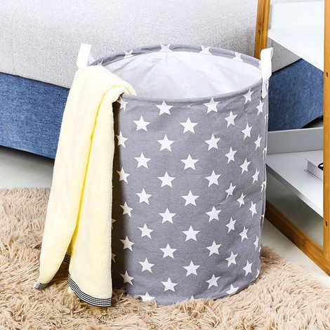 Grand Panier Linge Pliable Corde Grande Capacité Sac (1/4)