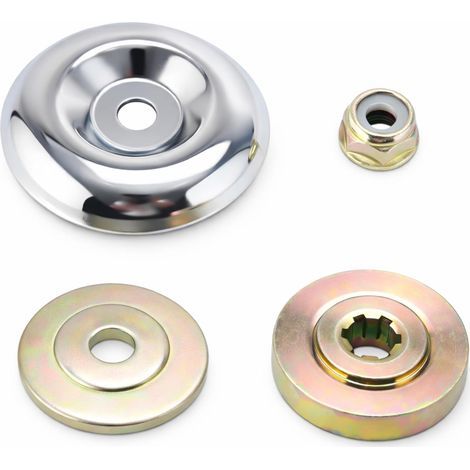 4 x Universal Brush Cutter Head Nut Kit with Blade Nuts Brush Cutter Adapter Accessories (4 Pieces) (1/5)