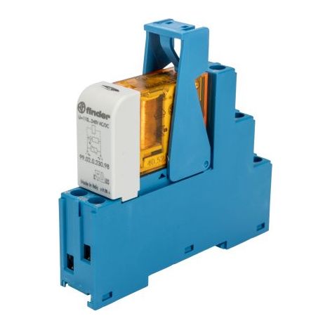 Relais d'interface Finder, 48 Series, 110V c.a., 2 RT, montage Rail DIN ( Prix pour 1 )