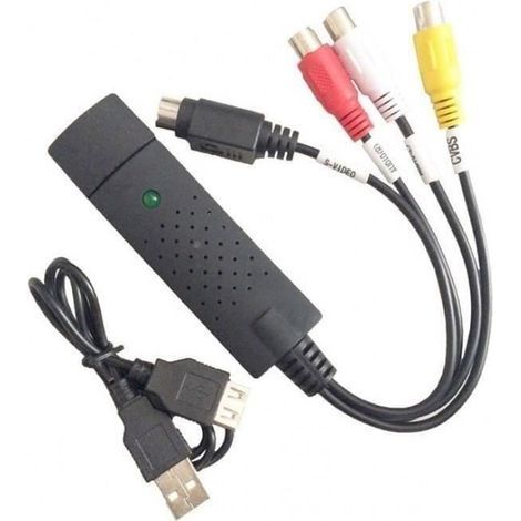 Jet Usb 2.0 Vhs À Dvd Convertisseur Vidéo Analogique Numérique Format Easycap Audio Record Capture Carte Pc Adaptateur 77 H01846