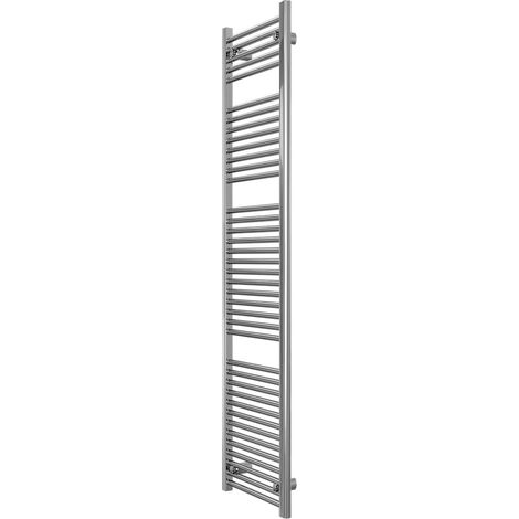 RADOX Sèche-serviette eau chaude mural - SCALA N CHROME - 1800 x 450 mm - 39 tubes - 760 W (1/3)