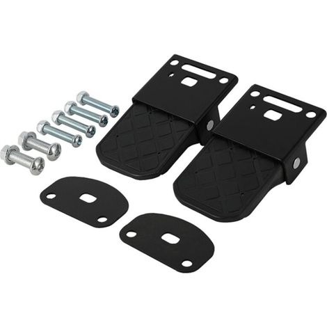 Geeignet für allgemeine Motorrad-Fußrasten hinten, geeignet für, geeignet für, geeignet für, geeignet für, Offroad-Motorradzubehör, schwarze Fußrasten.
