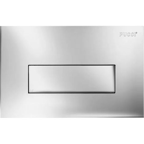 PLACCA 1 TASTO MODELLO SARA 28 CROMATA   PUCCIPLAST Srl