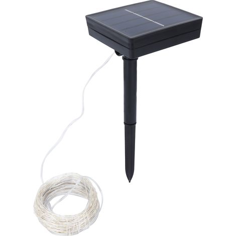 300 LED Solar-Lichterkette, IP44 wasserdicht, warmweiß, 32 m, für den Außenbereich, Garten oder Hof (1/5)
