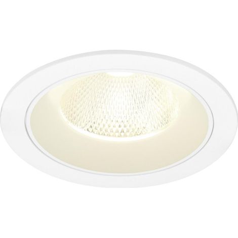 Encastré downlight NUMINOS® L intérieur 4000 K 20° IP20 rond blanc - SLV - 1009802