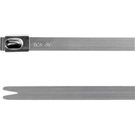 HellermannTyton 111-93209 MBT20S-316-SS-NA-C1 Kabelbinder 521 mm 4.60 mm Silber mit Kugelverschluss (1/2)