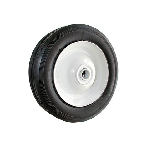 Roue en acier à moyeu centré universelle - diamètre extérieur 203mm - largeur 44mm - longueur moyeu 50,8mm - alésage 12,7mm