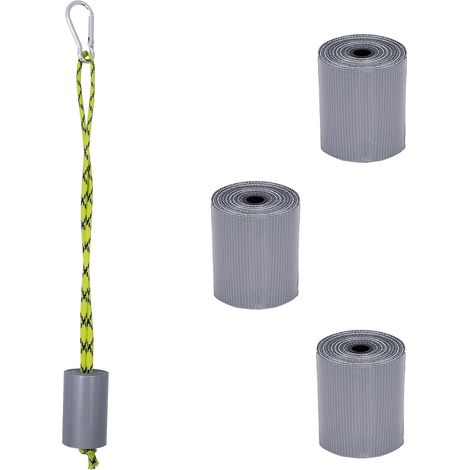 4 Pièces Mini ruban Adhésif avec Corde et Mosqueton,Duct Tape Etanche,pour Réparations, Bricolage, Utilisation en Intérieur et en Extérieur (1/5)