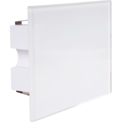 SEGNAPASSO IN VETRO A LED DA INCASSO PER SCATOLA 503 IP65 - CON CCT SWITCH 3 COLORI 4W