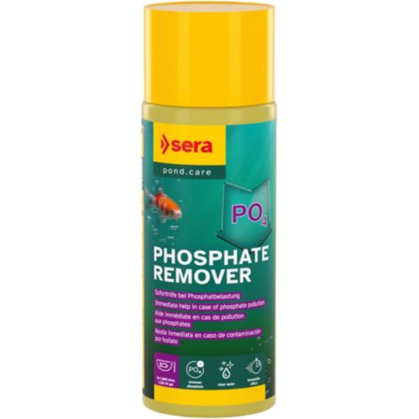 Éliminateur de phosphates Sera Pond - Efficace en cas de contamination par les phosphates - 500 ml