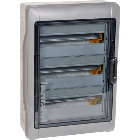 Legrand Aufputzverteilung grau hell grau dunkel 18 Module