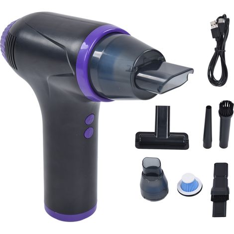 Aspirateur Ă main sans fil 17000Pa puissance d'aspiration 78000RPM 125W rechargeable voiture portable (1/5)