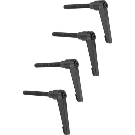 4 boutons métalliques, poignée de montage réglable, filetage extérieur M8 (60 mm) (1/5)
