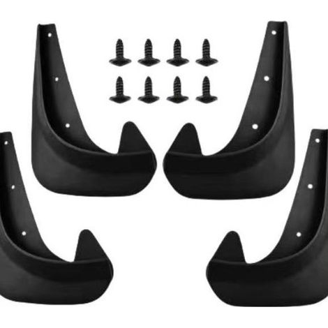 Garde-boue universel petit format en 4 pièces pour pneus de voiture, protection anti-éclaboussures pour l'exportation transfrontalière (1/5)