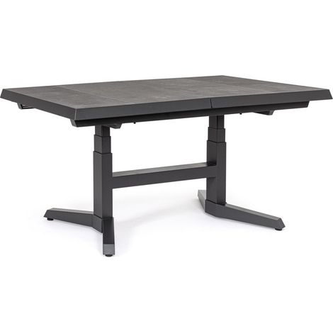 Mesa extensible Bolzano Rimini 143/183x88 antracita (1/5)