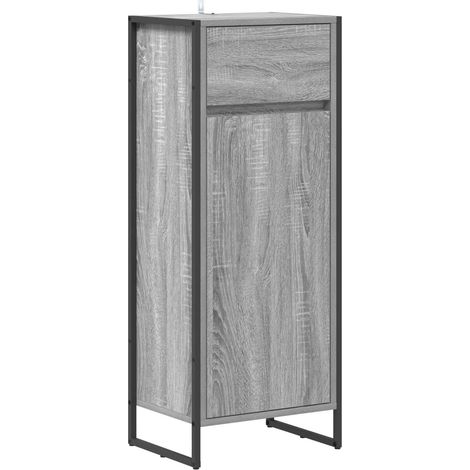 Maison Exclusive - Badezimmerschrank Graues Sonoma 40 x 30 x 100