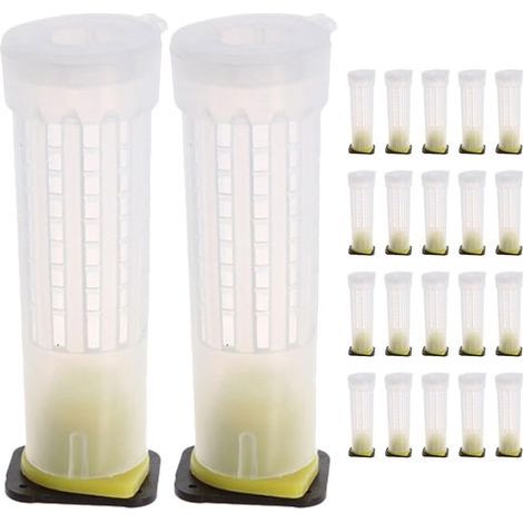 24 Stück Imkerkäfig aus Bruchfestem Material (1/5)
