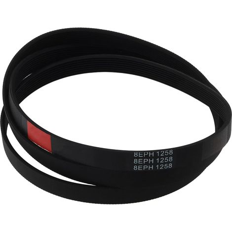Courroie d'entraînement pour Lave-linge 8EPH1258 Caoutchouc 1258 Mm X 13 Mm 8 Nervures Compatible avec Les Modèles de Remplacement (1/5)