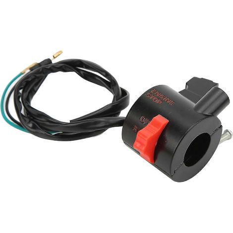 Interrupteur d'arrêt moteur et boîtier d'accélérateur (côté droit) en plastique durable, installation facile, pour Honda XR50R (modèles 2000-200...) (1/5)
