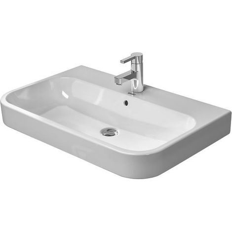 Duravit lavabo pour meuble Happy D.2 80cm, poli, avec trop-plein, (1/5)