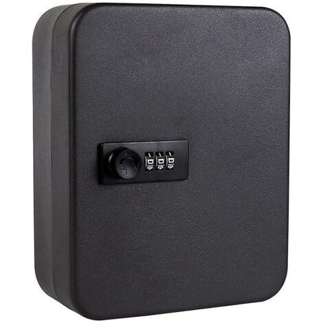 Steel cabinet safe with 28 keys, combination lock, key organizer, key storage lockbox with code (1/3)