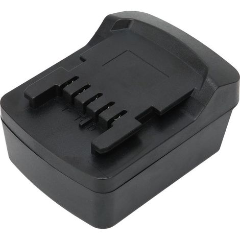 Adaptateur de batterie adapté pour outil électrique Metabo, Lithium-Ion Portable vers convertisseur noir (1/5)